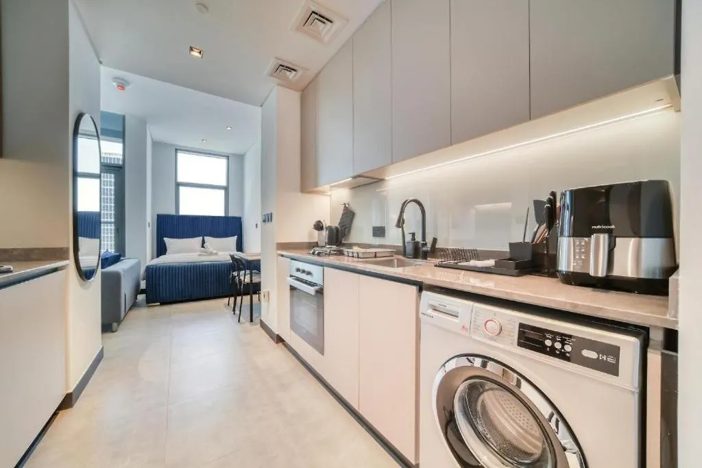 아파트 Vibrant 1Br Apt With Burj Khalifa View 두바이